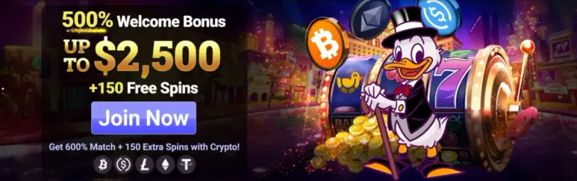 DuckyLuck Casino Welcome Bonus