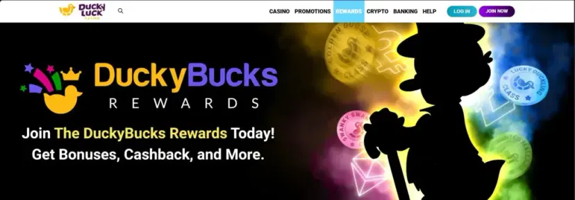 DuckyLuck Casino Rewards