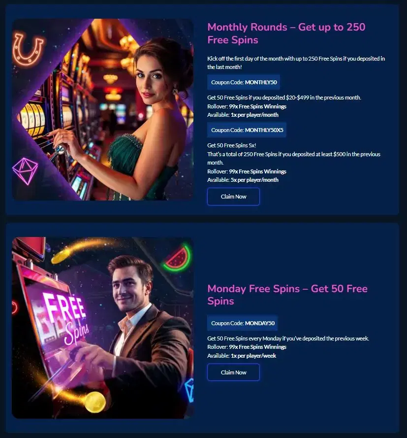 OCG Free Spins Dec 2025