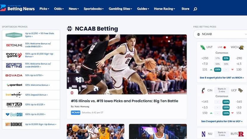 NCAA basketball expert picks and analysis at Betting News