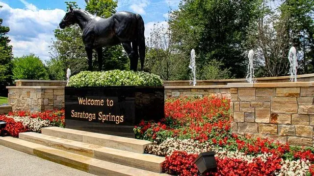 Entrance to Saratoga Springs