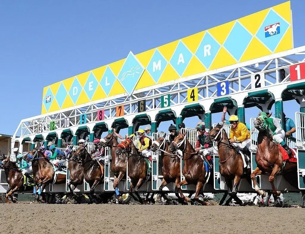 Horses leave the gate at Del Mar - Del Mar Picks