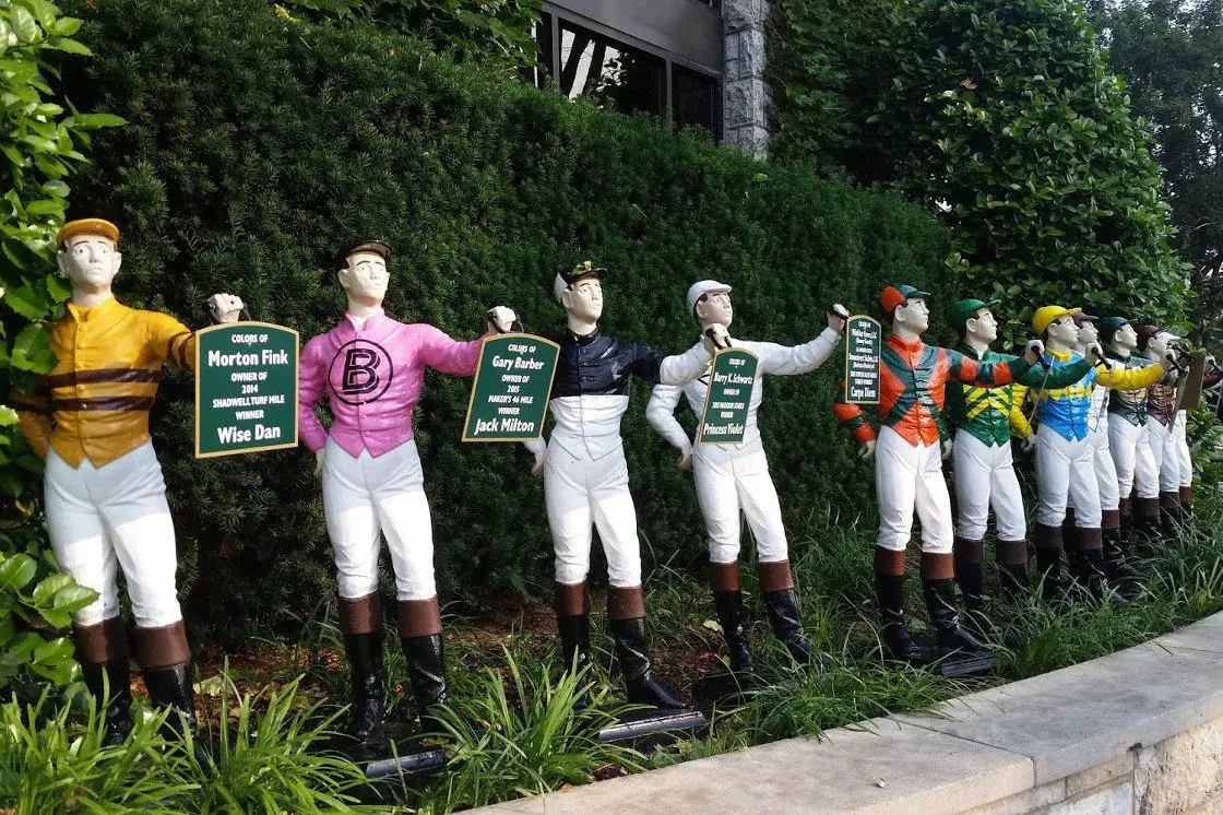 Jockey Statues at Keeneland