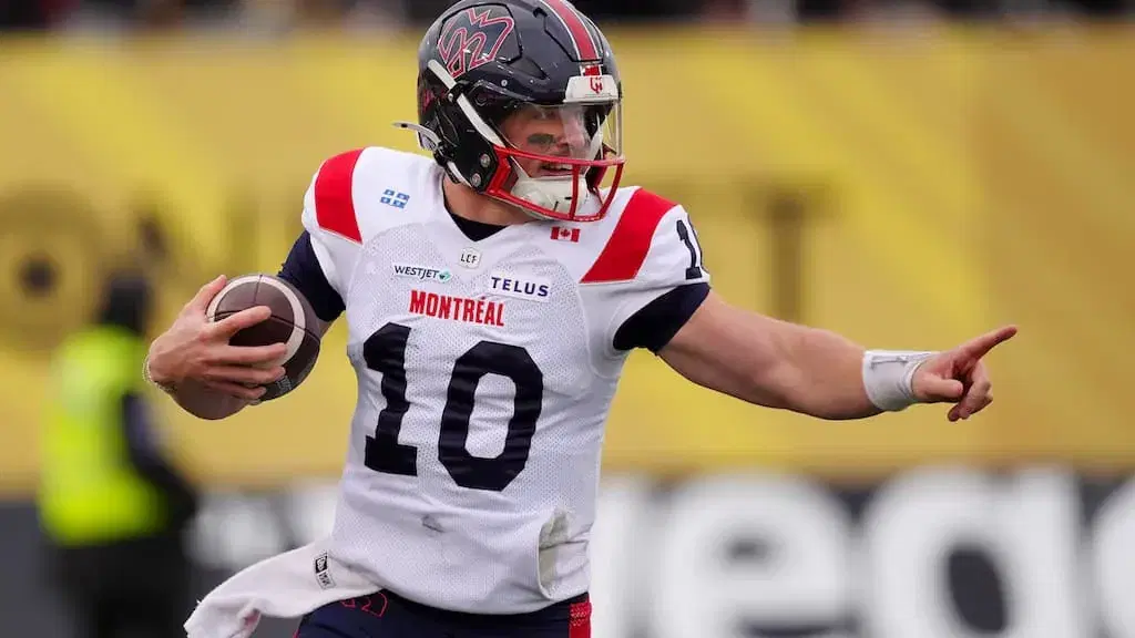 Montreal Alouettes quarterback Davis Alexander - Montreal Alouettes vs. Saskatchewan Roughriders 2025 Grey Cup Prediction & Picks (11/16/2025)