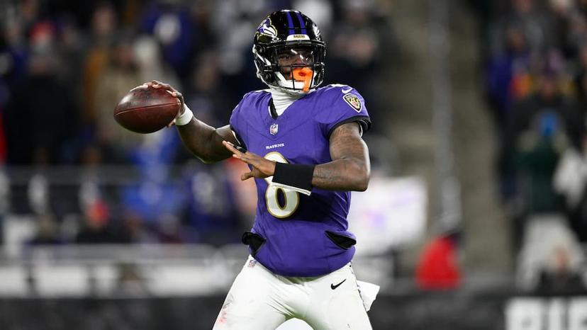 Lamar Jackson (pictured) and the Baltimore Ravens are the target of many over/under bets during the NFL season