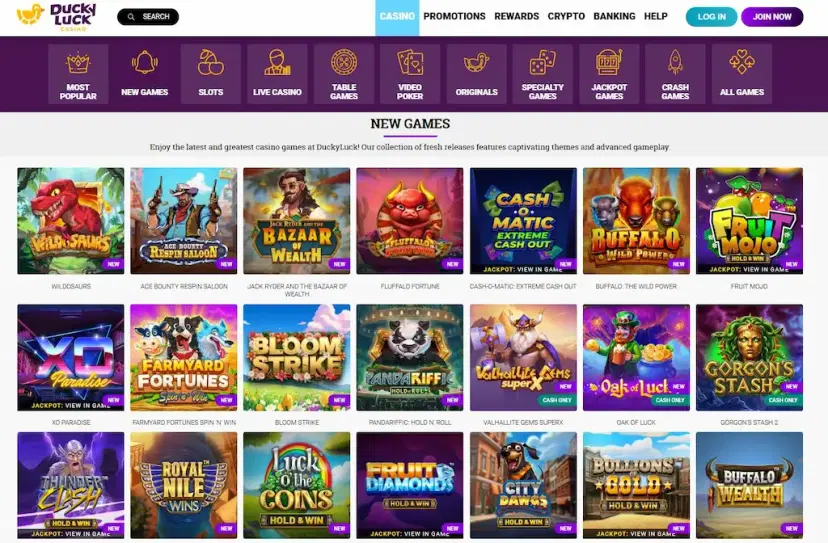 duckyluck casino best aug 2026